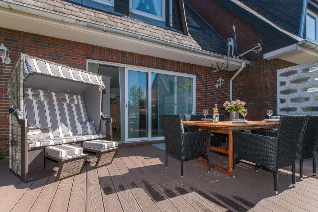 Ferienwohnung Blaue Huis Erdgeschoss Wenningstedt-Braderup Bagian luar foto